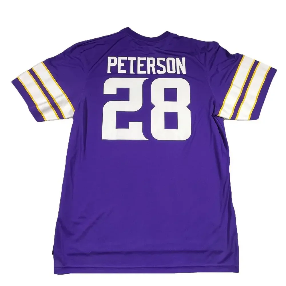 Nike On-Field Minnesota Vikings #28 Adrian Peterson NFL Jersey Men’s XXL